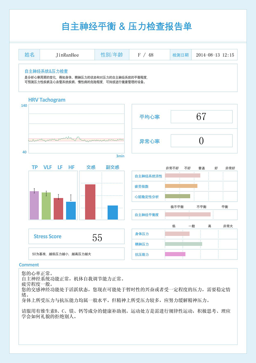 精神壓力檢測儀