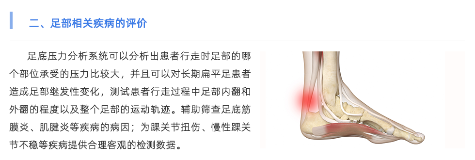 足底壓力分析系統(tǒng)